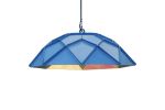 Bloom Chandeler 80 Gold Azure Blue | Chandeliers by ADAMLAMP. Item composed of steel compatible with contemporary and art deco style