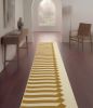 Handwoven Woolen Runner Rug | Rugs by Evergreen Carpets. Item composed of wool compatible with boho and minimalism style