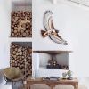 Mosaic hawk wall hanging | Wall Sculpture in Wall Hangings by Julia Gorbunova