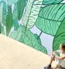Palm Jungle Mural | Street Murals by Britt Ford | Tamarind Bay Apartments in St. Petersburg