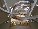 Circuit | Sculptures by Barbara Cooper | Hinsdale Public Library in Hinsdale. Item composed of wood and steel