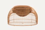 Neo Rattan Lounge Chair | Chairs by Monarca Goods. Item composed of synthetic in boho or coastal style