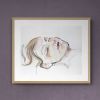 Interlude No. 7 : Original Watercolor Painting | Paintings by Elizabeth Becker. Item composed of paper compatible with minimalism and contemporary style