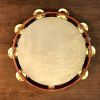 Saxophone Table Lamp & Blue Night Light with 10″ Tambourine | Lamps by RailroadWare Lighting Hardware & Gifts