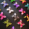 Flower Butterfly Box - Black | Wall Sculpture in Wall Hangings by Lorna Doyan. Item made of wood