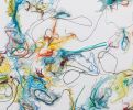 Fiber Painting | Mixed Media by Emma Balder. Item composed of fiber and synthetic