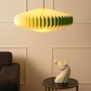 Oblong 2 - Parrot Green | Pendants by FIG Living. Item composed of paper compatible with minimalism and contemporary style