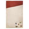 Marine Embroidered Rug | Area Rug in Rugs by Weaver. Item composed of wool