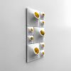 Modern White Ceramic Wall Planter Set - Living Wall Art | Plants & Landscape by Pandemic Design Studio. Item composed of ceramic in minimalism or modern style