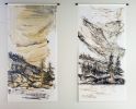 Old Growth. Walker Lake Clay | Mixed Media in Paintings by J. Charboneau | Sierra Arts Foundation in Reno. Item composed of paper compatible with contemporary and modern style