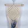 Macrame Plant Holder | Macrame Wall Hanging in Wall Hangings by Desert Indulgence. Item composed of cotton