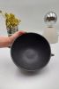 Black ceramic bowl with handles | Decorative Bowl in Decorative Objects by ENOceramics. Item composed of ceramic compatible with minimalism and contemporary style