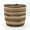 Black and White Jute Basket | Planter in Vases & Vessels by MOkun. Item made of cotton with fiber works with rustic style