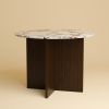 Marble and Oak Dining Table - DALMA by Lebanto | Tables by Lebanto. Item composed of oak wood and marble in minimalism or contemporary style