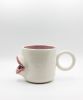 Handmade Ceramic Lip Mug | Drinkware by KOLOS ceramics. Item composed of ceramic in contemporary or eclectic & maximalism style