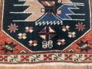 Hand-made Turkish Rug Doormat| 1.10 x 1.11 | Small Rug in Rugs by Wool and Rug. Item made of wool works with boho & contemporary style