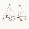 Emily Group of Nine Pendant Light – Copper Semi-Matte | Pendants by MOSS Objects. Item made of oak wood & steel compatible with contemporary and modern style