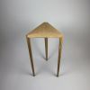 Triangular Side Table | End Table in Tables by Brian Cullen Furniture. Item made of oak wood works with minimalism & mid century modern style