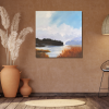 Morning Fog - Serene Coastal Painting on Canvas | Oil And Acrylic Painting in Paintings by Filomena Booth Fine Art. Item composed of canvas compatible with contemporary and coastal style