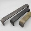 Modern Wide U Pull Brass Black | Hardware by Element Hand Forged Hardware. Item composed of steel in contemporary or modern style