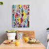 Organica | Oil And Acrylic Painting in Paintings by Tina Mokuau. Item composed of wood and synthetic