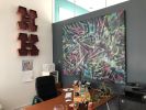 Crystal City | Oil And Acrylic Painting in Paintings by Max Ehrman (Eon75) | Private Office in North Beach, San Francisco in San Francisco. Item made of synthetic