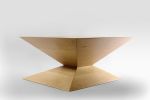 Asymmetrical Alder Coffee Table | Tables by Szostak Atelier. Item made of wood works with minimalism & contemporary style