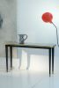 ¨Julieta¨ Console Table High Gloss Top Brass Framed | Tables by Jover + Valls. Item composed of brass in industrial or art deco style