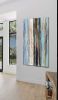 Linear Flow Number 23 | Oil And Acrylic Painting in Paintings by Kari Souders. Item made of wood & canvas compatible with boho and contemporary style