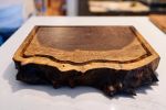 Live Edge Walnut End Grain Board – Solid Crosscut Slab | Serving Board in Serveware by DapperwoodSF. Item made of walnut compatible with contemporary style