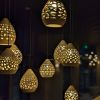 Cepa Udaipur 20" | Architectural Ceramic Gobo Pendant Light | Pendants by Naaya Studio. Item made of brass & stoneware compatible with minimalism and contemporary style