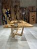 Original Black Walnut Table - Epoxy Resin table | Dining Table in Tables by Gül Natural Furniture. Item made of wood compatible with minimalism and art deco style