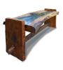Live edge oak with epoxy resin inlay | Coffee Table in Tables by Abodeacious. Item composed of oak wood
