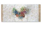 Remaining Particles | Mixed Media in Paintings by Kari Souders. Item composed of wood and canvas in boho or contemporary style