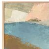 Contemporary Abstract Landscape in Maple Float Frame | Oil And Acrylic Painting in Paintings by Suzanne Nicoll Studio. Item in contemporary or coastal style