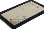 Rug & Kilim’s Chinese Deco Rug in White with Floral Patterns | Area Rug in Rugs by Rug and Kilim