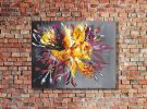 Daffodil Surprise | Oil And Acrylic Painting in Paintings by Judy Century Art. Item made of synthetic