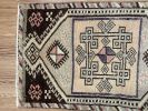 Hand-woven Turkish Rug Doormat| 1.9 x 2.11 | Small Rug in Rugs by Wool and Rug. Item composed of wool in boho or contemporary style