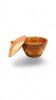 Handcrafted Applewood Vessel with Gold Leaf Inlay | Decorative Bowl in Decorative Objects by Holzkunst Samuel Meisinger. Item made of wood works with art deco & modern style