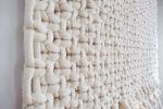 Extra Large Macramé Wall Hanging Room Divider Backdrop | Macrame Wall Hanging in Wall Hangings by MACRO MACRAME by Maeve Pacheco. Item made of wood with cotton works with minimalism & contemporary style
