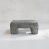 Small Square Shelf Riser in Dove Grey Concrete | Decorative Tray in Decorative Objects by Carolyn Powers Designs. Item made of concrete works with minimalism & contemporary style