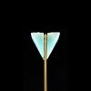 An Nur Floor Lamp | Lamps by Bianco Light + Space | The Future Perfect in New York. Item made of brass with glass works with modern style