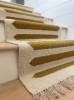 Handwoven Wool Stripe Stair Runner | Runner Rug in Rugs by Evergreen Carpets. Item composed of wool in boho or minimalism style
