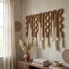 Handcrafted Wool Fiber Sculpture | Custom Contemporary Wall | Wall Sculpture in Wall Hangings by Sarmal Design. Item made of wool compatible with boho and contemporary style