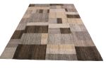 1950s Vintage Mid-Century Kilim Wool Beige Brown and Gray | Area Rug in Rugs by Rug and Kilim