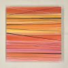 Wildfire Sunset series (3 pieces) | Oil And Acrylic Painting in Paintings by Leilani Norman Art & Design. Item made of birch wood & paper