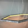 Brass + Aluminum Hex Lamp | Chandeliers by CP Lighting. Item made of brass