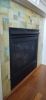 Stained glass fireplace surround | Glasswork in Wall Treatments by JK Mosaic, LLC. Item composed of glass