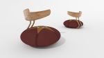 Bouffe Arm Chair | Armchair in Chairs by Nayef Francis | Nayef Francis Design Studio in Beirut. Item made of wood with leather
