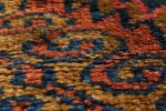 Antique Baluch Geometric Pink and Golden Brown Wool Persian | Area Rug in Rugs by Rug and Kilim